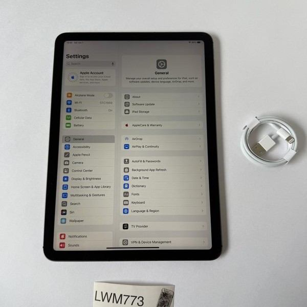 Apple iPad Air 4th Gen - Unlocked, Gray, 64 GB, A2324