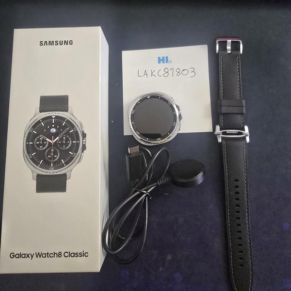 Samsung Galaxy Watch8 Classic - Wi-Fi, Black, SM-L500, 46mm