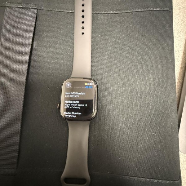 Apple Watch Series 10 46mm - Unlocked, Black, A3003 - Cellular, Aluminum