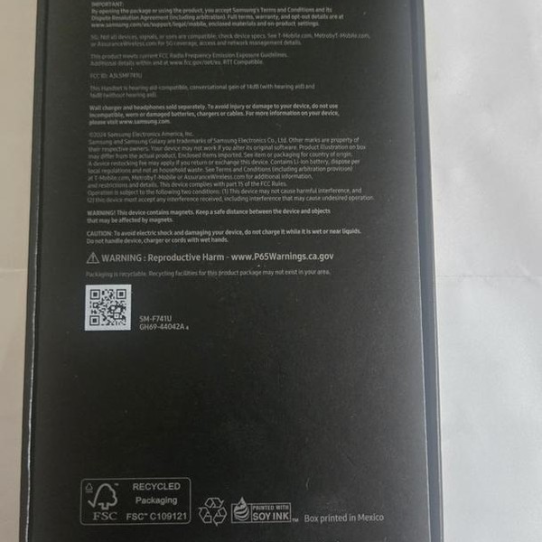 Samsung Galaxy Z Flip6 - T-Mobile, 512 GB, Blue, 12 GB, SM-F741U