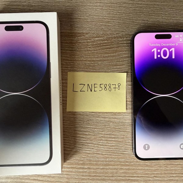 Apple iPhone 14 Pro Max - Unlocked, 256 GB, Purple, A2651