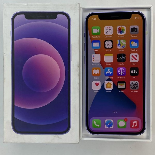 Apple iPhone 12 Mini - Unlocked, 64 GB, Purple, A2176