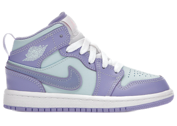 Jordan 1 Mid Purple Aqua (PS) for sale