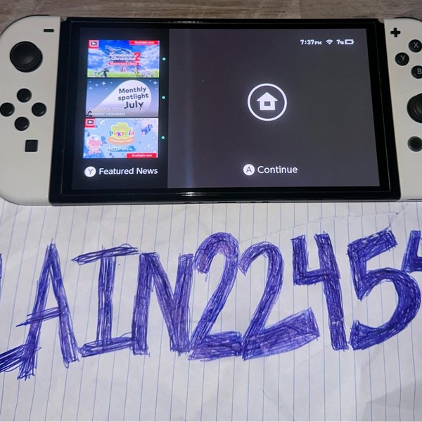 Nintendo Switch - OLED - 64 GB, White