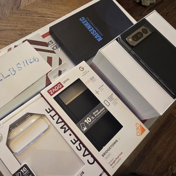 Google Pixel Fold - Unlocked, 256 GB, Obsidian, 12 GB, G9FPL