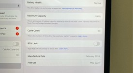 Fair
													Apple iPad Air 13" (M2) 2024 - Unlocked, Blue, 128 GB, A2899, photo 2 of 9