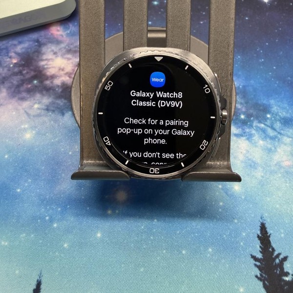 Samsung Galaxy Watch8 Classic - Unlocked, Black, SM-L505, 46mm