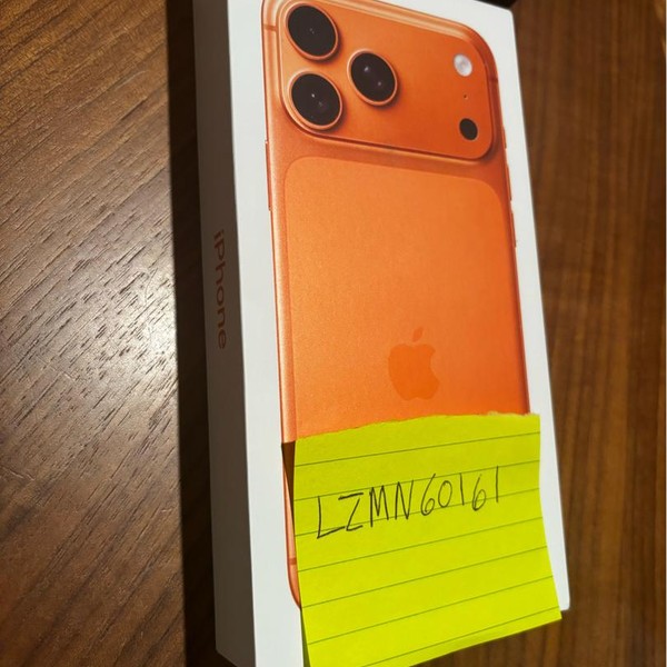 Apple iPhone 17 Pro Max - Unlocked, 256 GB, Cosmic Orange, A3257