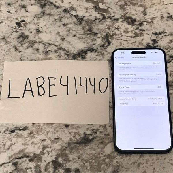 Apple iPhone 15 Plus - Unlocked, 128 GB, Black, A2847