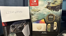 New
													Nintendo Switch - OLED - White, 64 GB, The Legend of Zelda: Tears of the Kingdom Edition, photo 1 of 2