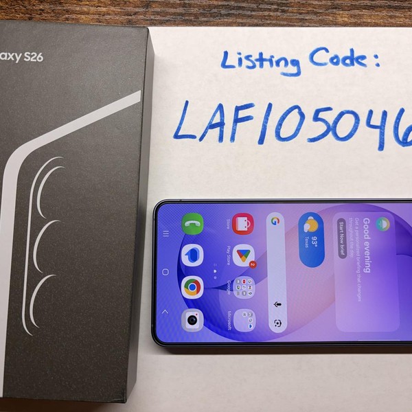 Samsung Galaxy S26 - Spectrum, 256 GB, Cobalt Violet, 12 GB, SM-S942U