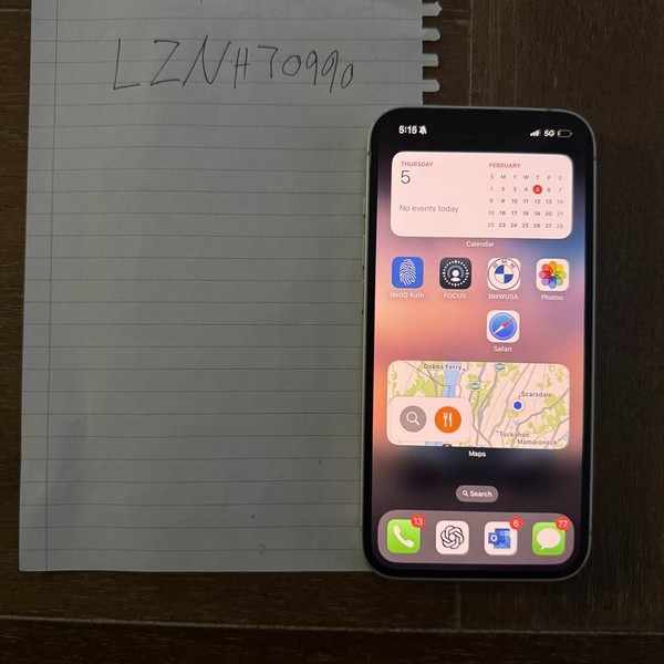 Apple iPhone 16e - T-Mobile, 128 GB, White, A3212