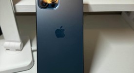 Fair
													Apple iPhone 12 Pro Max - Unlocked, Pacific Blue, 128 GB, A2342, photo 4 of 4