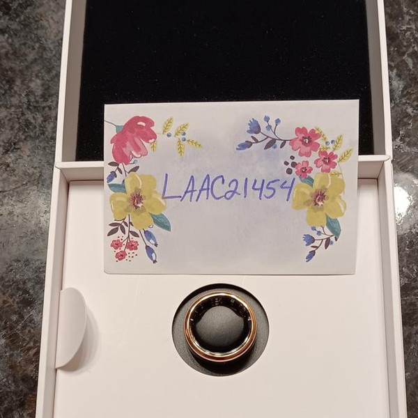 Oura Ring Gen 3 - Rose Gold, Size 6, Horizon