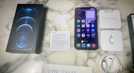 Good
													Apple iPhone 12 Pro - Unlocked, Pacific Blue, 256 GB, A2341, photo 3 of 14