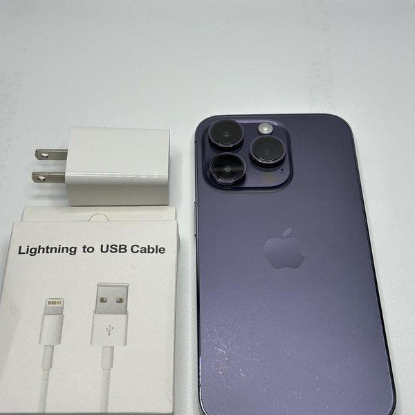 Apple iPhone 14 Pro - Unlocked, 128 GB, Purple, A2650