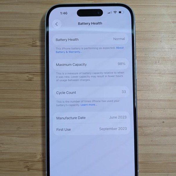 Apple iPhone 15 - Unlocked, 128 GB, Blue, A2846