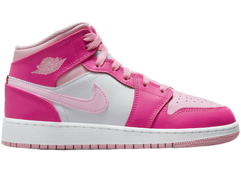 Jordan 1 Mid Fierce Pink (GS) for sale