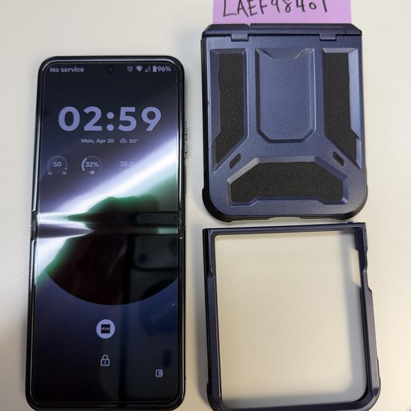 Motorola Razr Plus (2024) - T-Mobile, 256 GB, Navy Blue, 12 GB