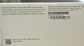 New
													Apple Watch SE 2nd Gen 40mm - Silver, A2722 - GPS, Aluminum, photo 4 of 5