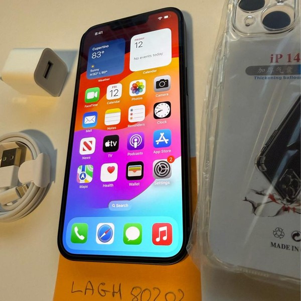 Apple iPhone 14 - Unlocked, 128 GB, Midnight, A2649