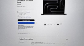 Good
													MacBook Pro Late 2023 (M3) - 14" - Apple M3 Pro 12-core, Black, 1 TB, 18 GB, 18-core GPU, photo 3 of 26