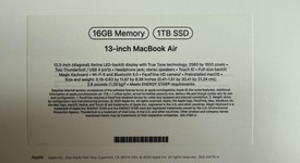 Good
													MacBook Air 2020 - 13" - Apple M1, Gray, 1 TB, 16 GB, photo 2 of 11