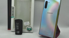 Good
													Samsung Galaxy Note 10 - Unlocked, Aura Glow, 256 GB, 8 GB, SM-N970U1, photo 1 of 4