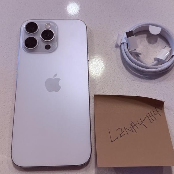 Apple iPhone 16 Pro Max - Unlocked, 256 GB, White, A3084