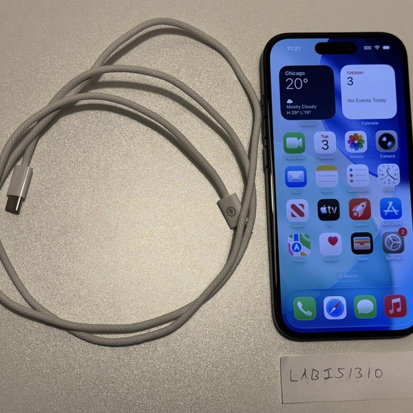 Apple iPhone 15 - Unlocked, 128 GB, Black, A2846