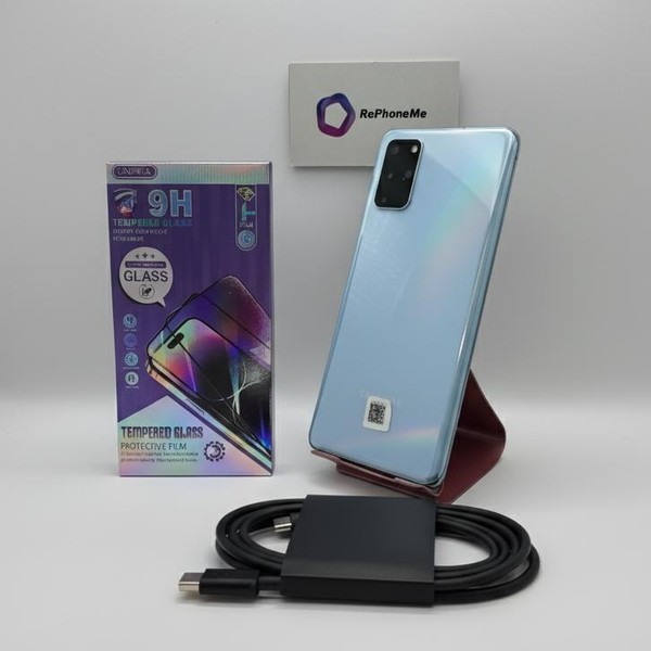 Samsung Galaxy S20 Plus 5G - Unlocked, 128 GB, Cloud Blue, 12 GB, SM-G986U1