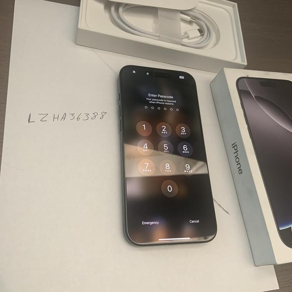 Apple iPhone 16 Pro Max - Verizon, 256 GB, Black, A3084