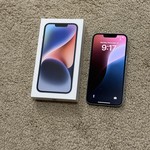 Mint Apple iPhone 14 - Metro by T-Mobile, Blue, 128 GB, A2649