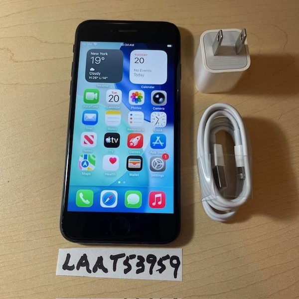 Apple iPhone SE 2nd Gen 2020 - Unlocked, 64 GB, Black, A2275