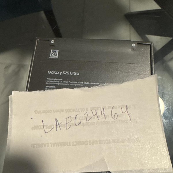 Samsung Galaxy S25 Ultra - Unlocked, 512 GB, Jetblack, 12 GB, SM-S938U1