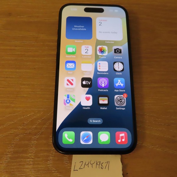 Apple iPhone 15 - T-Mobile, 128 GB, Black, A2846