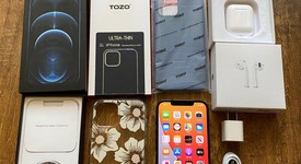 Good
													Apple iPhone 12 Pro Max - Unlocked, Pacific Blue, 256 GB, A2342, photo 2 of 17