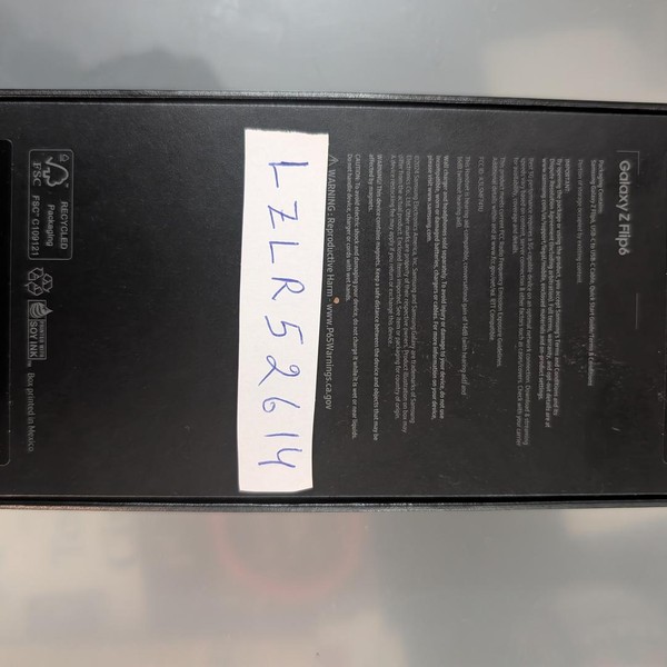 Samsung Galaxy Z Flip6 - Unlocked, 512 GB, Silver, 12 GB, SM-F741U1