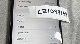 Good
													Apple iPhone SE 2nd Gen 2020 - Unlocked, Black, 64 GB, A2275, photo 1 of 6