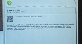 New
													Apple iPhone 16 Pro Max - T-Mobile, Black, 256 GB, A3084, photo 2 of 2