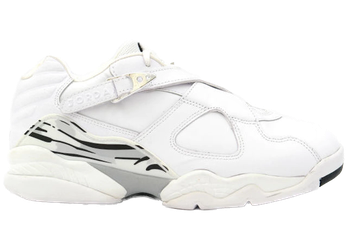 Jordan 8 Retro Low White Metallic Silver for sale
