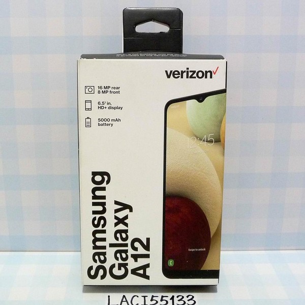 Samsung Galaxy A12 - Verizon, 32 GB, Black, 3 GB