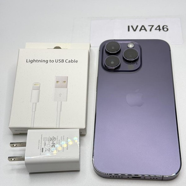 Apple iPhone 14 Pro - Unlocked, 128 GB, Purple, A2650