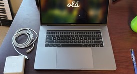 Mint
													MacBook Pro 2018 (With Touch Bar) - 15" - I7, Gray, 256 GB, 16 GB, photo 1 of 9
