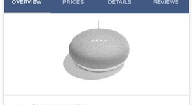 New
													Google Home Mini - Charcoal, photo 1 of 5
