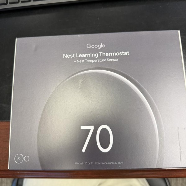Nest Learning Thermostat 4th gen - Obsidian