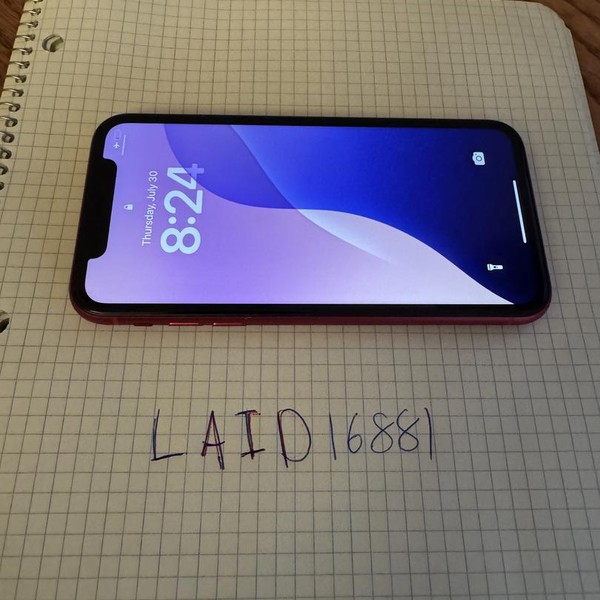 Apple iPhone 11 - AT&T, 64 GB, Red, A2111