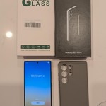 Mint Samsung Galaxy S25 Ultra - Unlocked, Silverblue, 256 GB, 12 GB, SM-S938U1