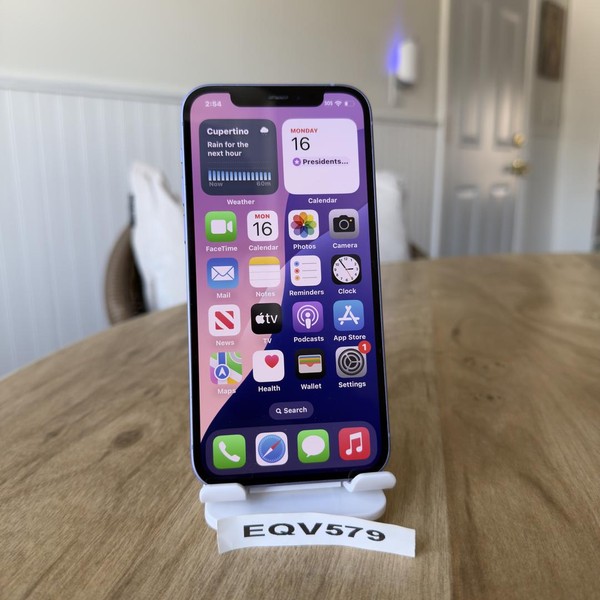 Apple iPhone 12 - Unlocked, 128 GB, Purple, A2172
