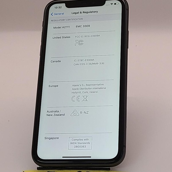 Apple iPhone 11 - Unlocked, 64 GB, Black, A2111